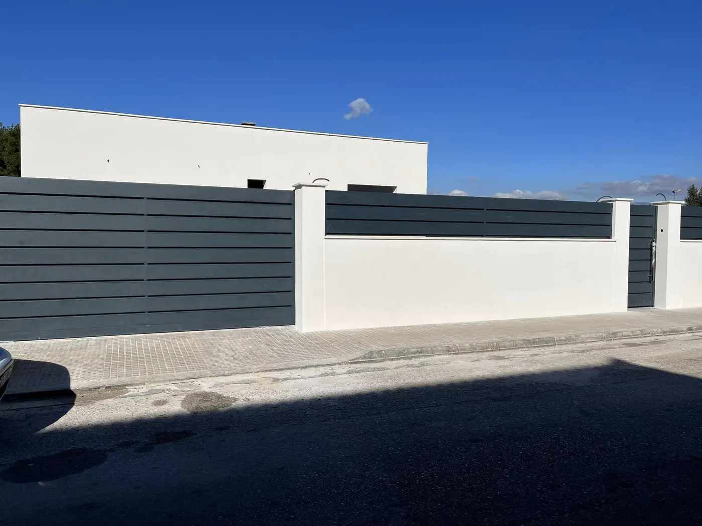 Cerramiento de hierro en vivienda